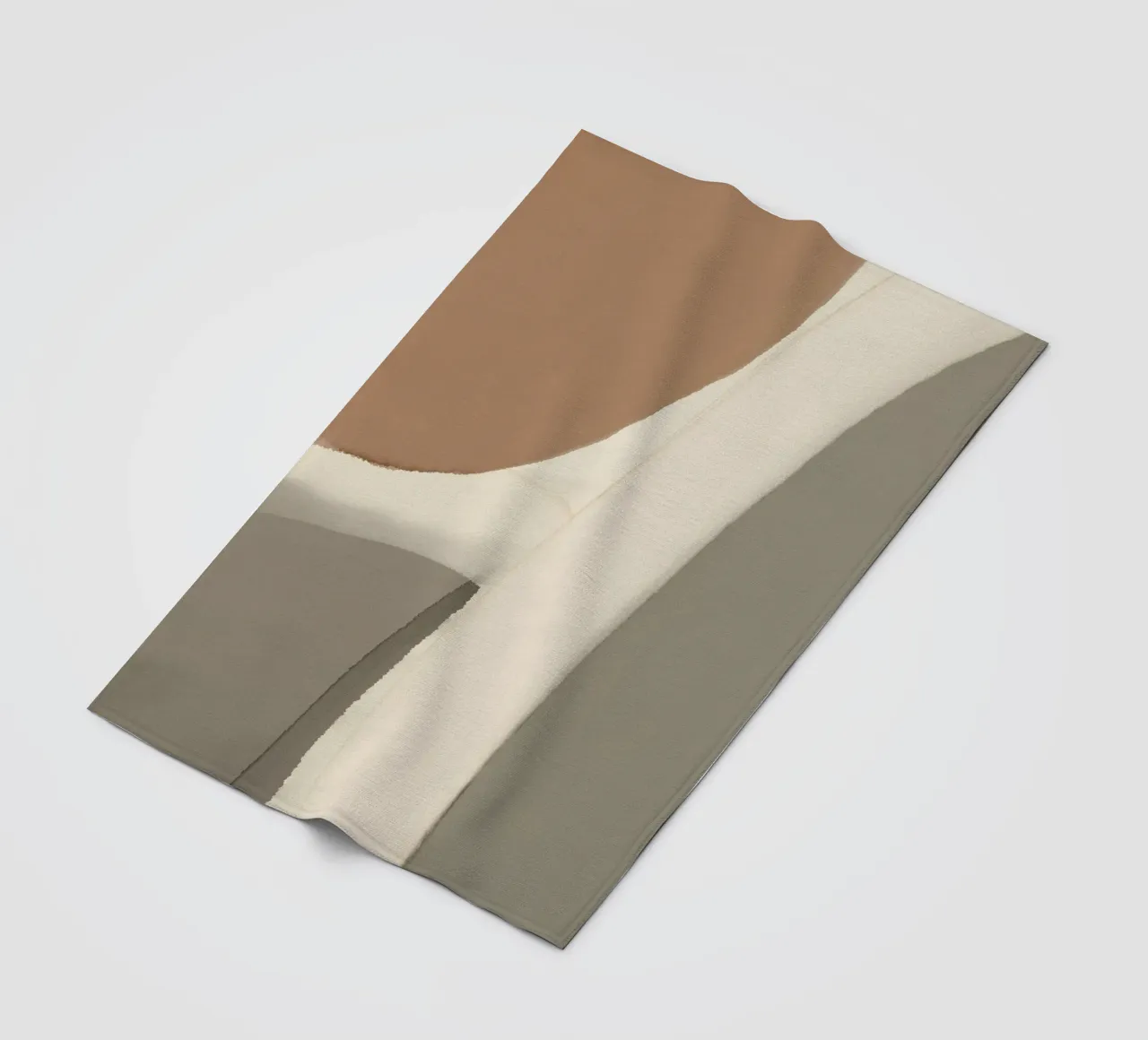 Carte en niveaux de gris plaid polaire de Little Dean
