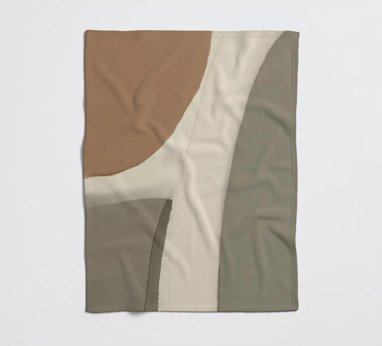 Carte en niveaux de gris plaid polaire de Little Dean