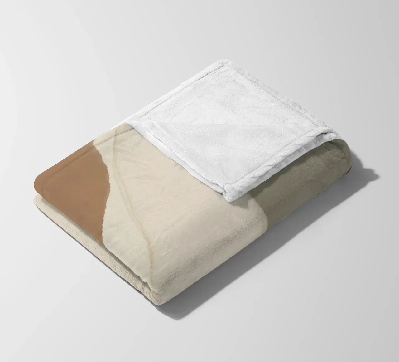 Carte en niveaux de gris plaid polaire de Little Dean