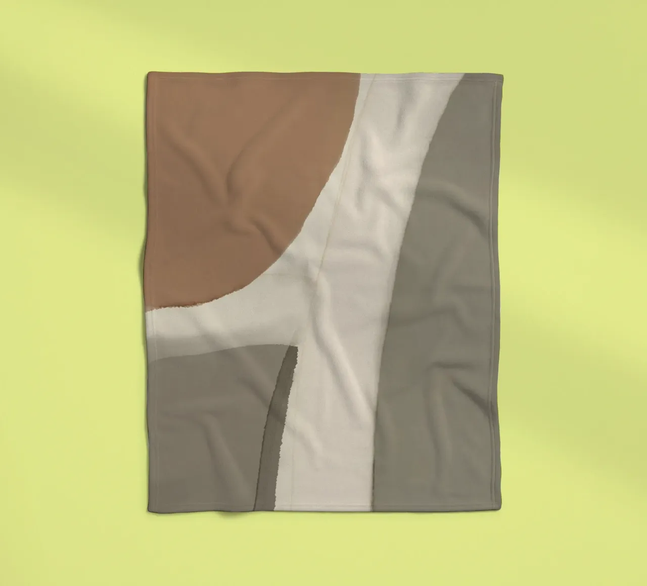 Carte en niveaux de gris plaid polaire de Little Dean