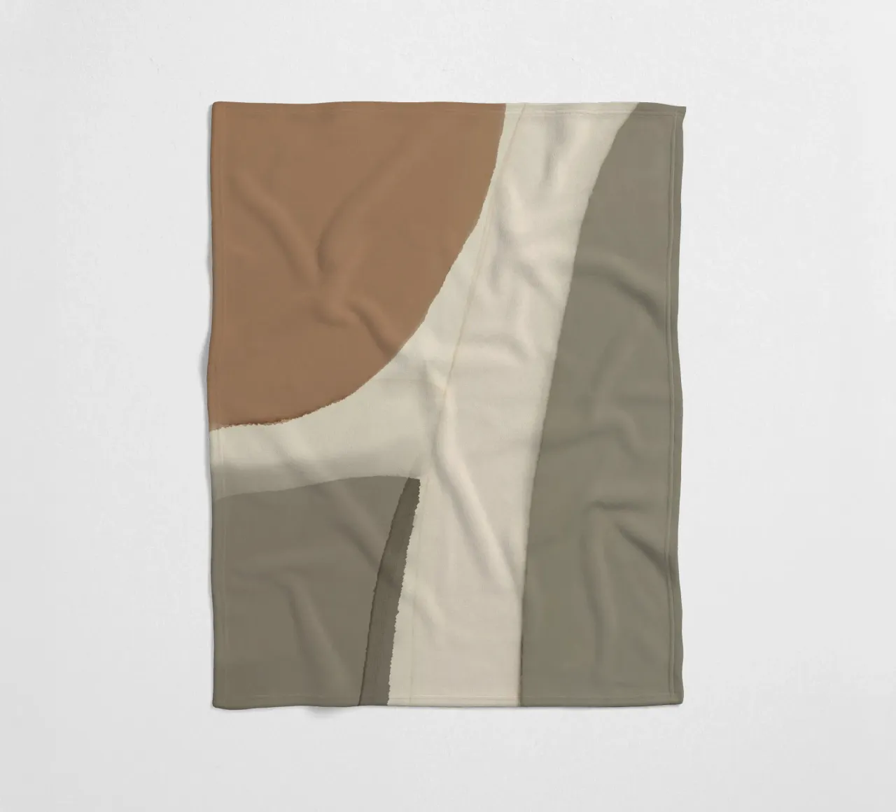 Carte en niveaux de gris plaid polaire de Little Dean