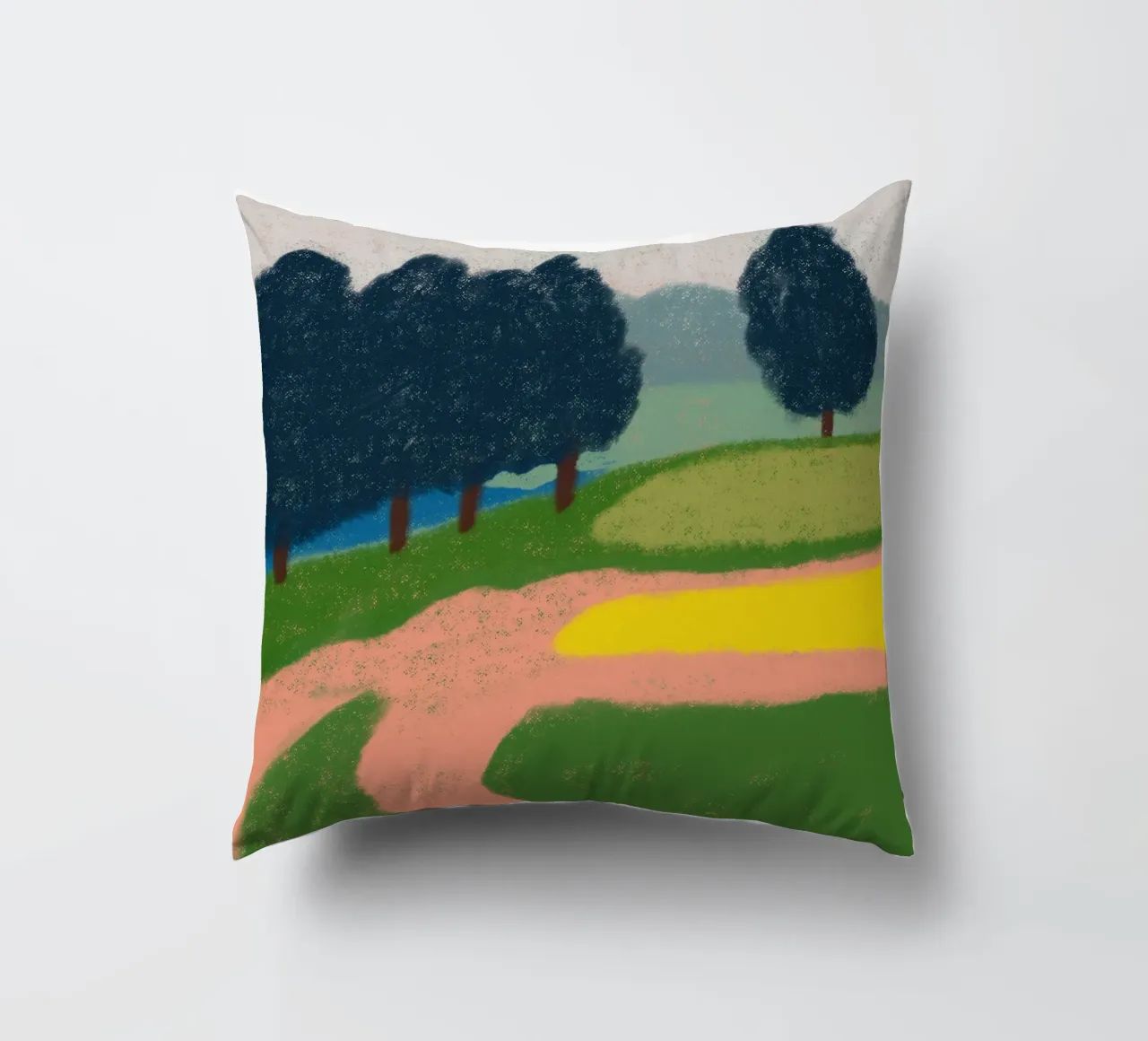 Campagna plein air cuscino da Little Dean