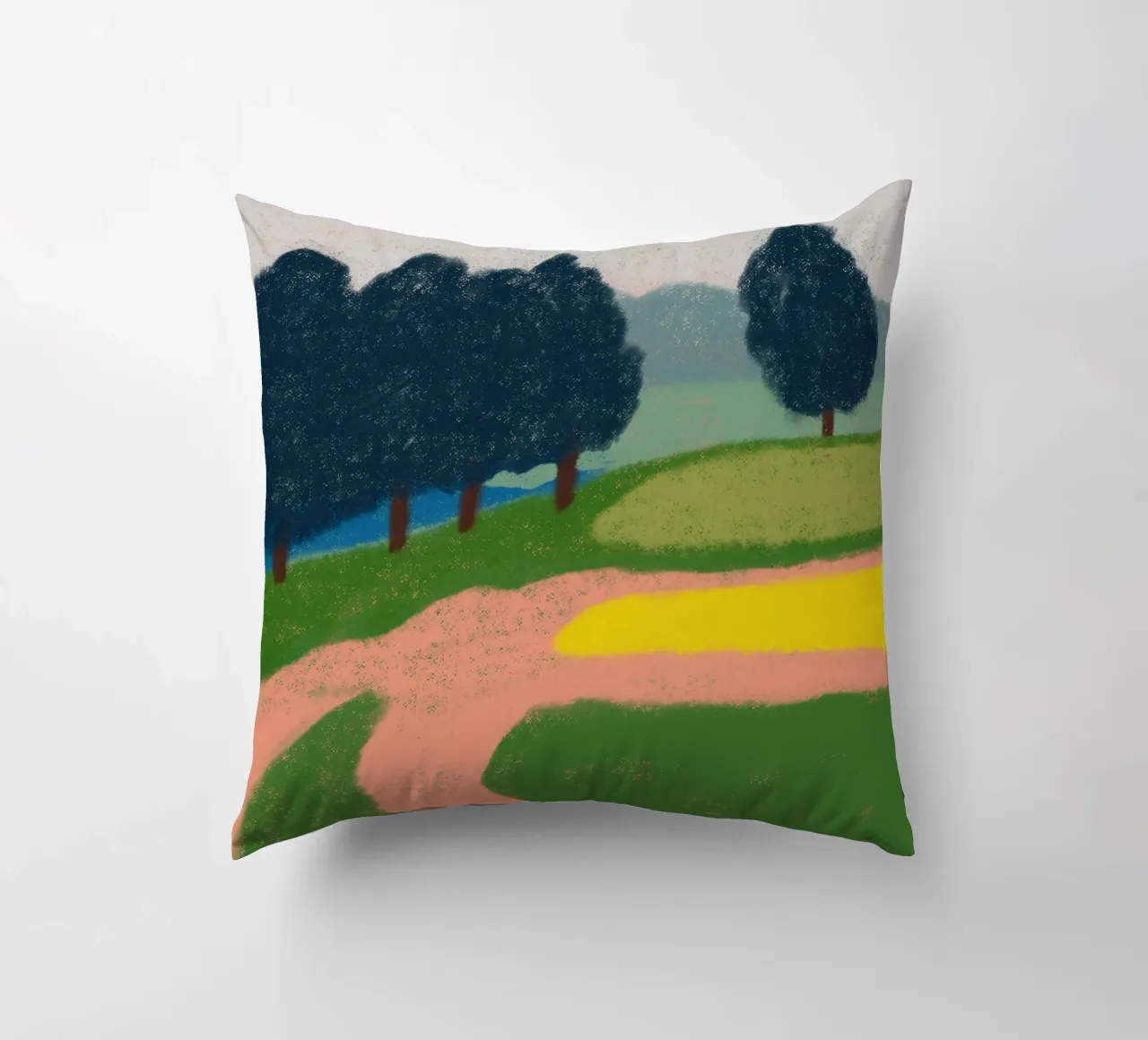 Campagna plein air cuscino da Little Dean