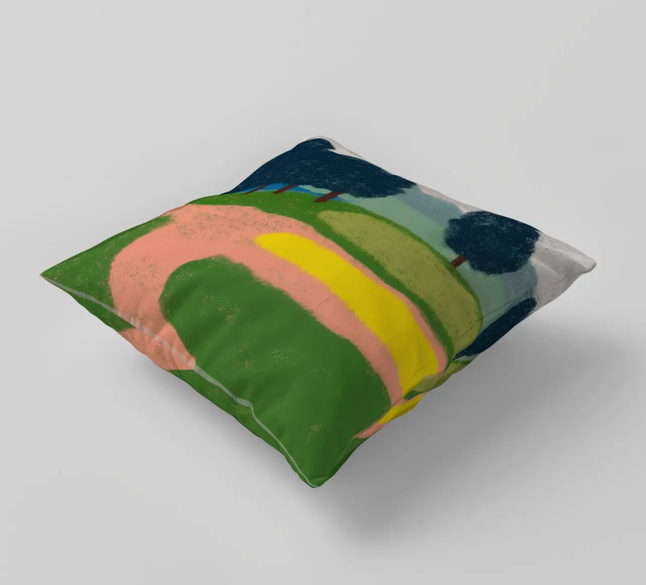 Campagna plein air cuscino da Little Dean
