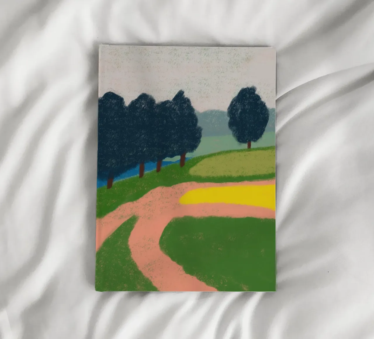 Paysage plein air carnet de notes de Little Dean
