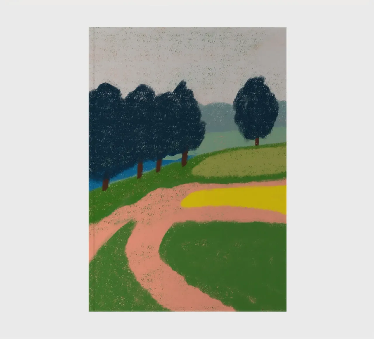 Paysage plein air carnet de notes de Little Dean