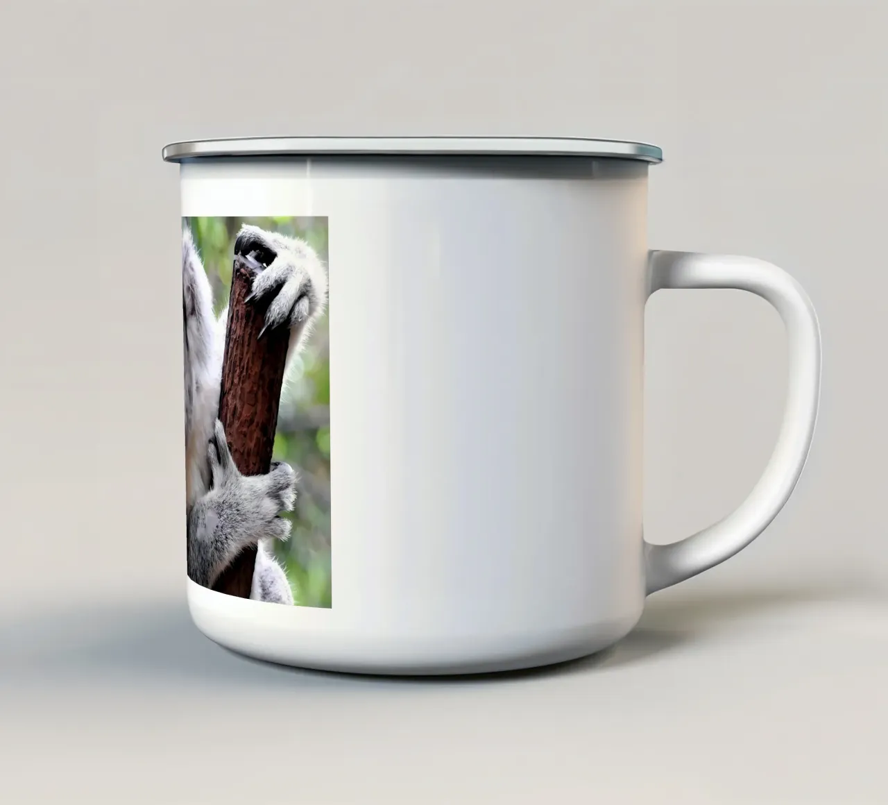 Poster animali 80 tazza in smalto da Korrie Lane