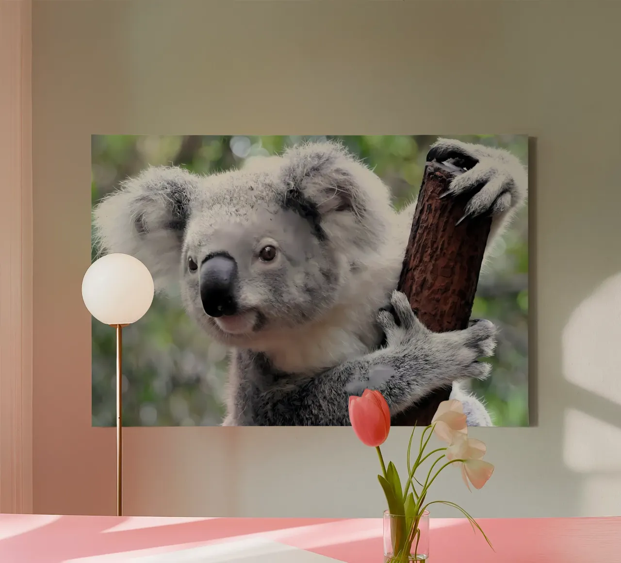 Poster animali 80 tela con Cornice a cassetta da Korrie Lane