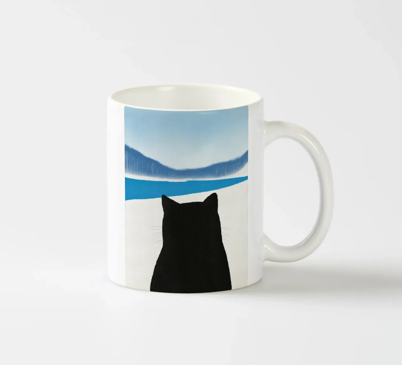 Ritratto di pelliccia tazza in ceramica da Little Dean