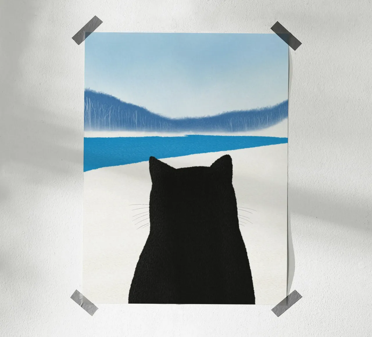 Fur portrait Poster von Little Dean
