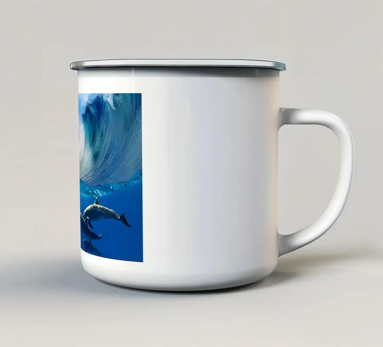 Poster animali 83 tazza in smalto da Korrie Lane