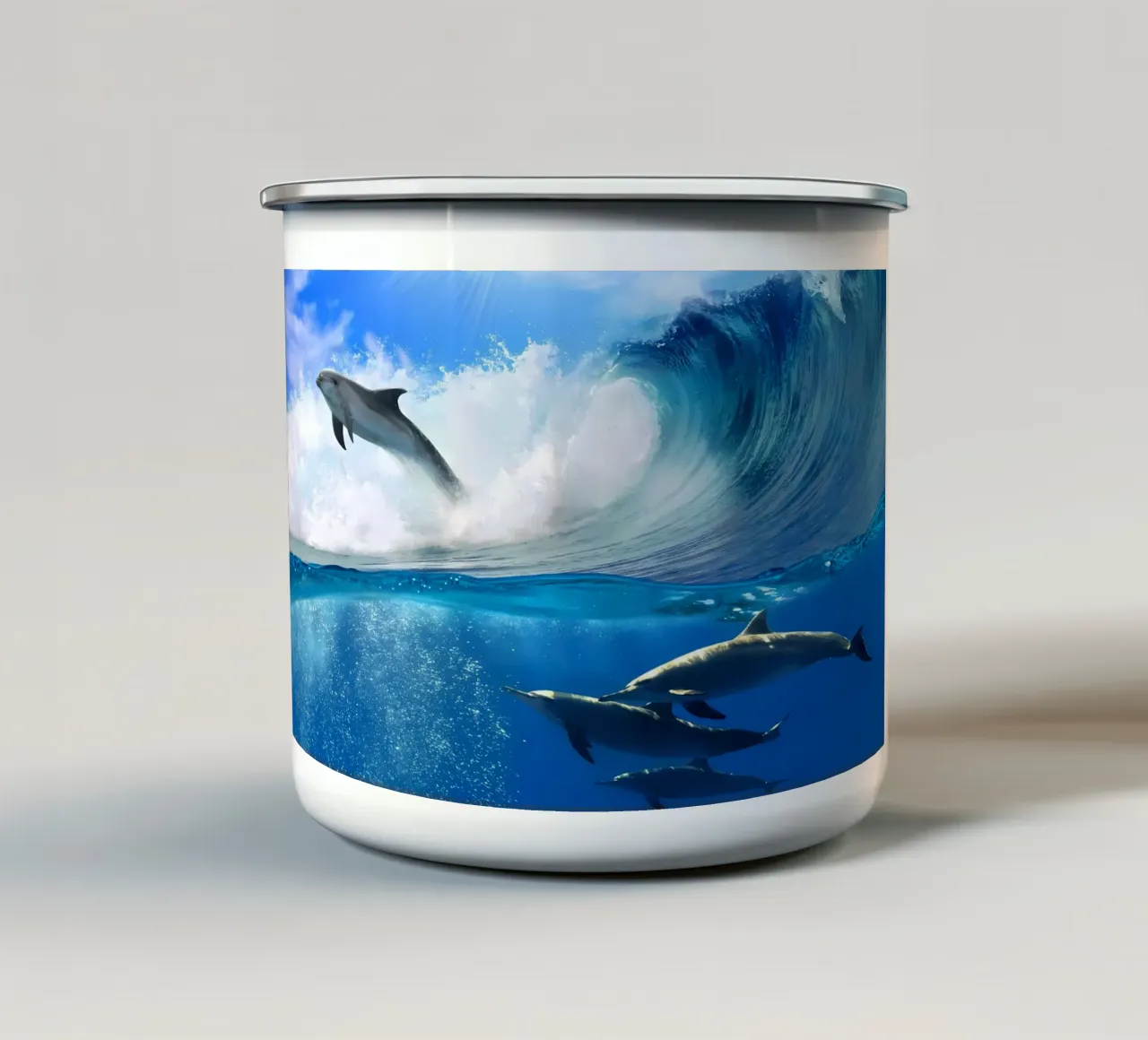 Poster animali 83 tazza in smalto da Korrie Lane