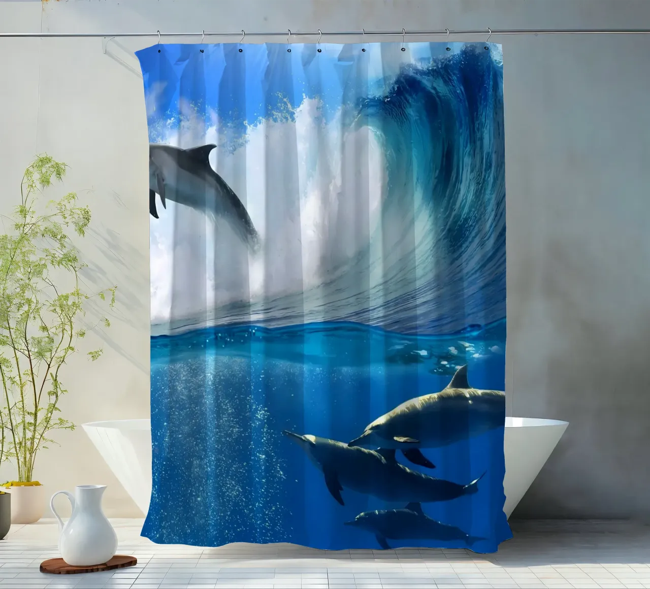 Animal poster 83 shower curtain by Korrie Lane