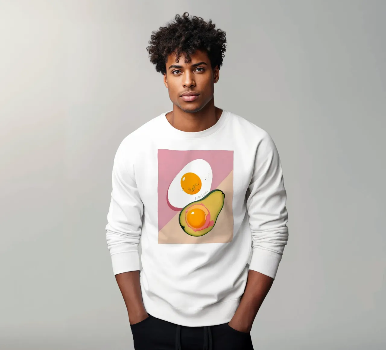 Meglio insieme | Colazione di coppia Avocado e uova felpa da 83oranges