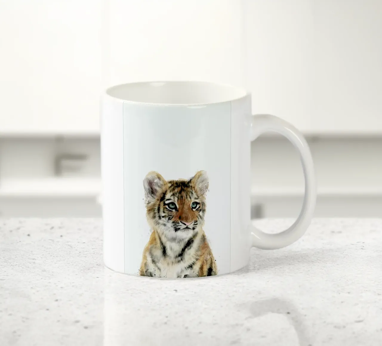 Little Tiger tazza in ceramica da Amy Hamilton