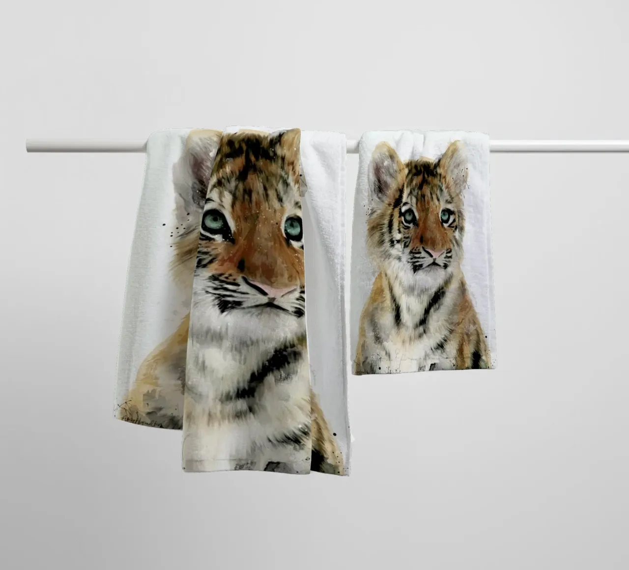 Little Tiger Handtuch von Amy Hamilton