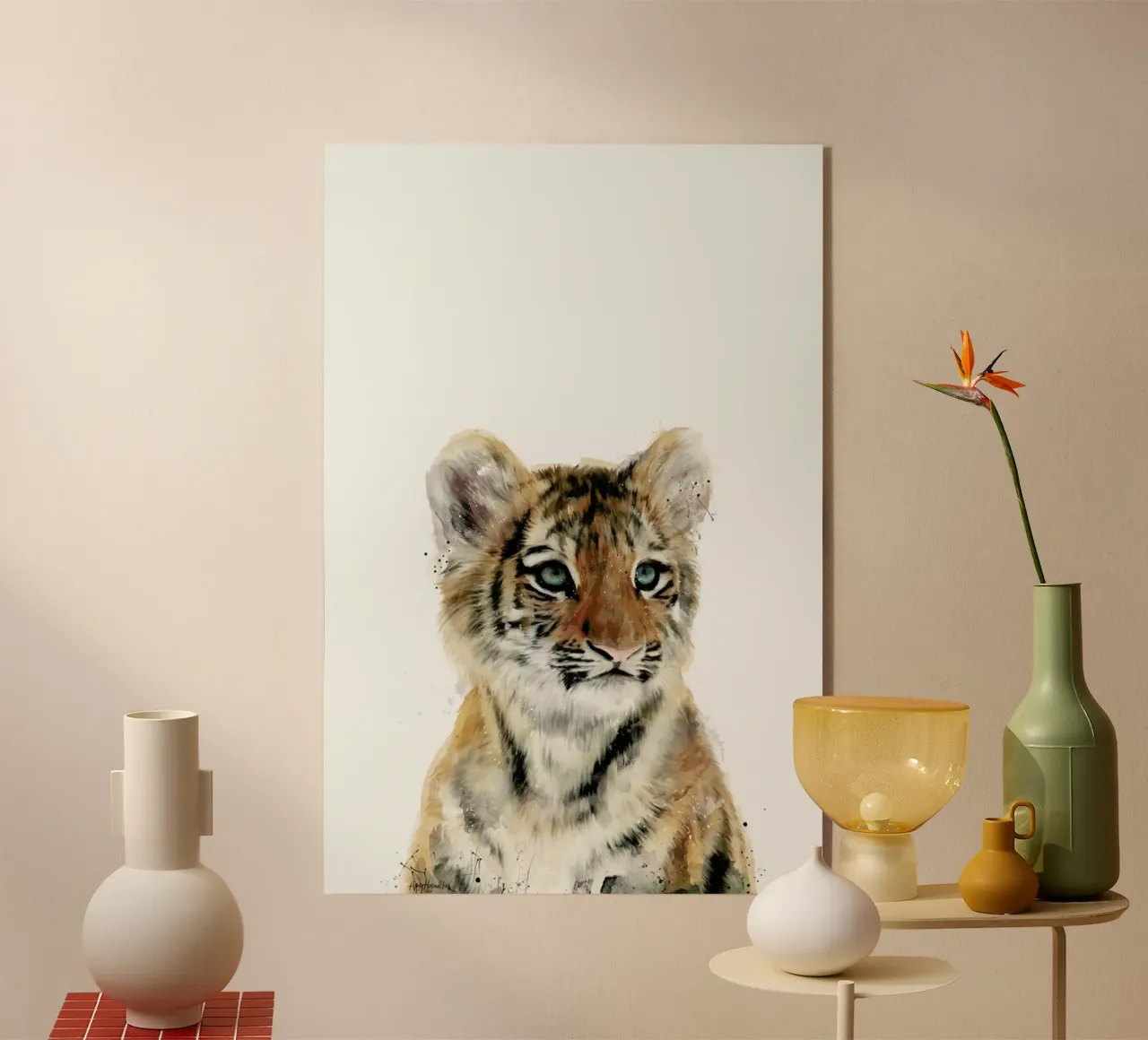 Little Tiger plexiglass da Amy Hamilton