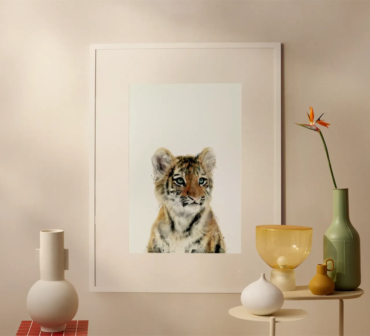 Little Tiger hahnemühle by Amy Hamilton