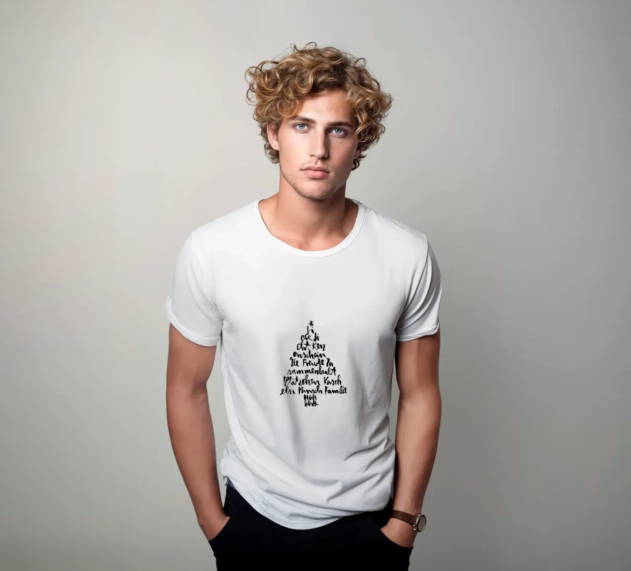 Tannenbaum t-shirt da Brushmeetspaper