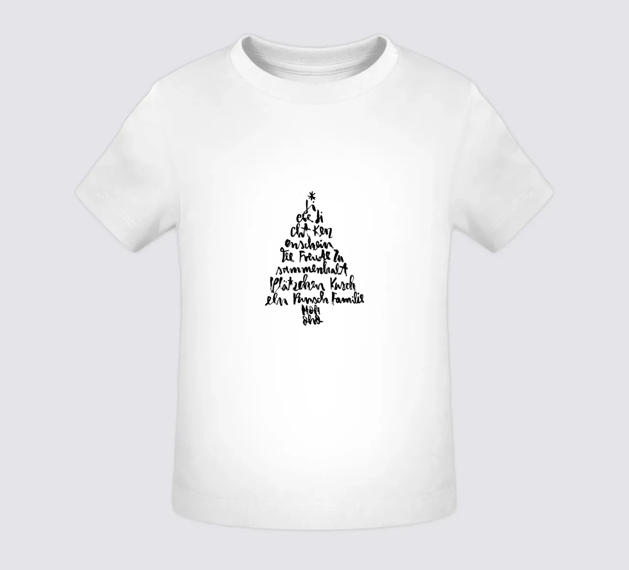Tannenbaum maglietta neonato da Brushmeetspaper