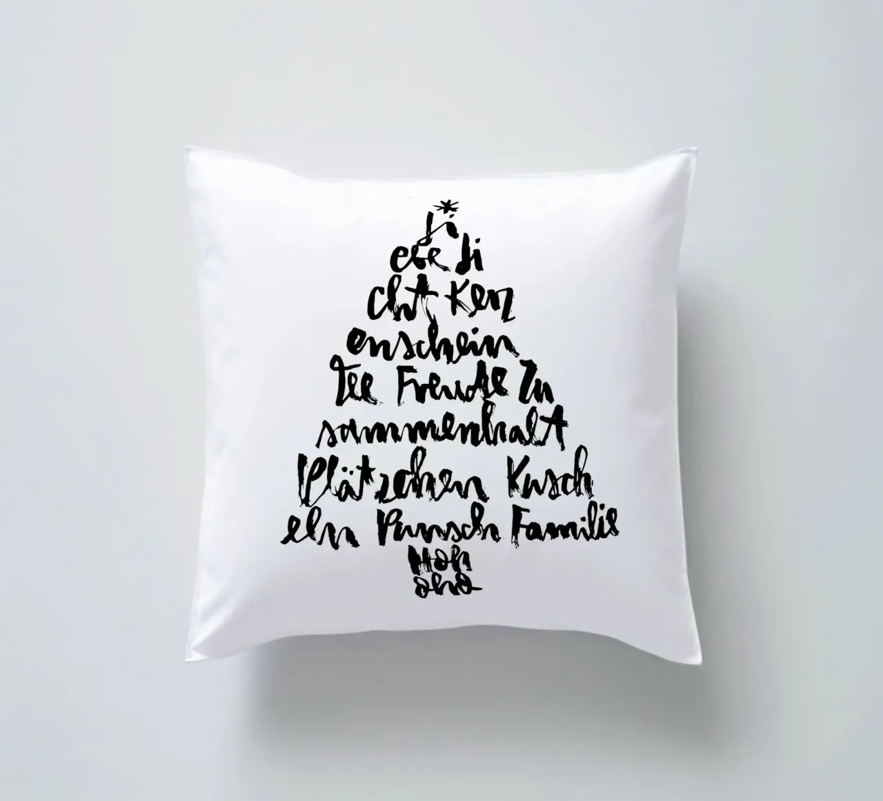Tannenbaum cuscino da Brushmeetspaper