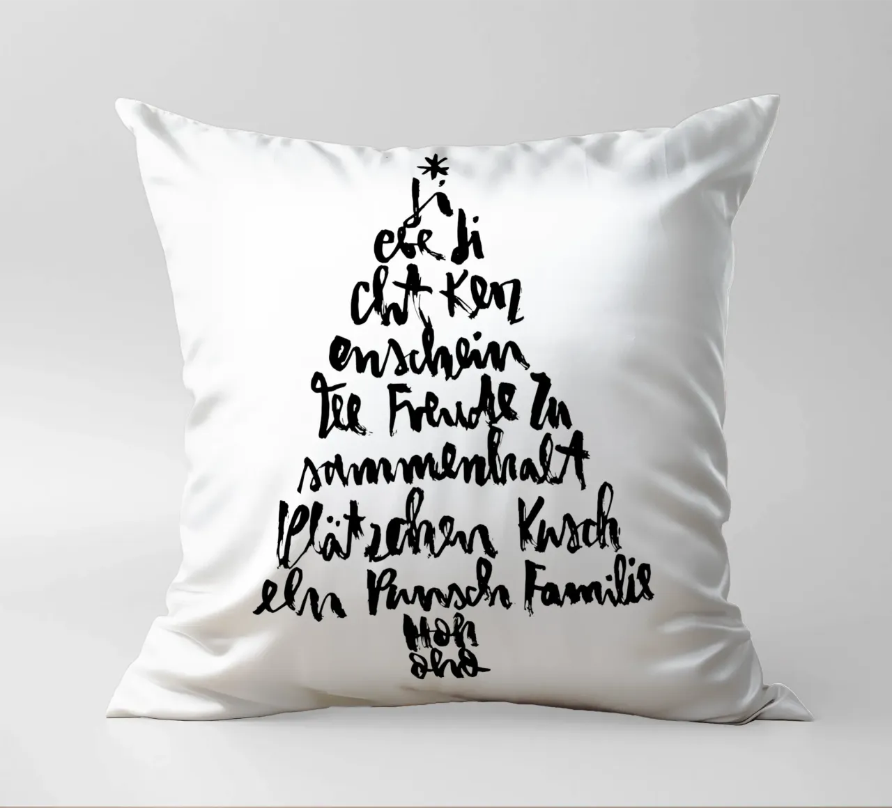 Tannenbaum cuscino da Brushmeetspaper