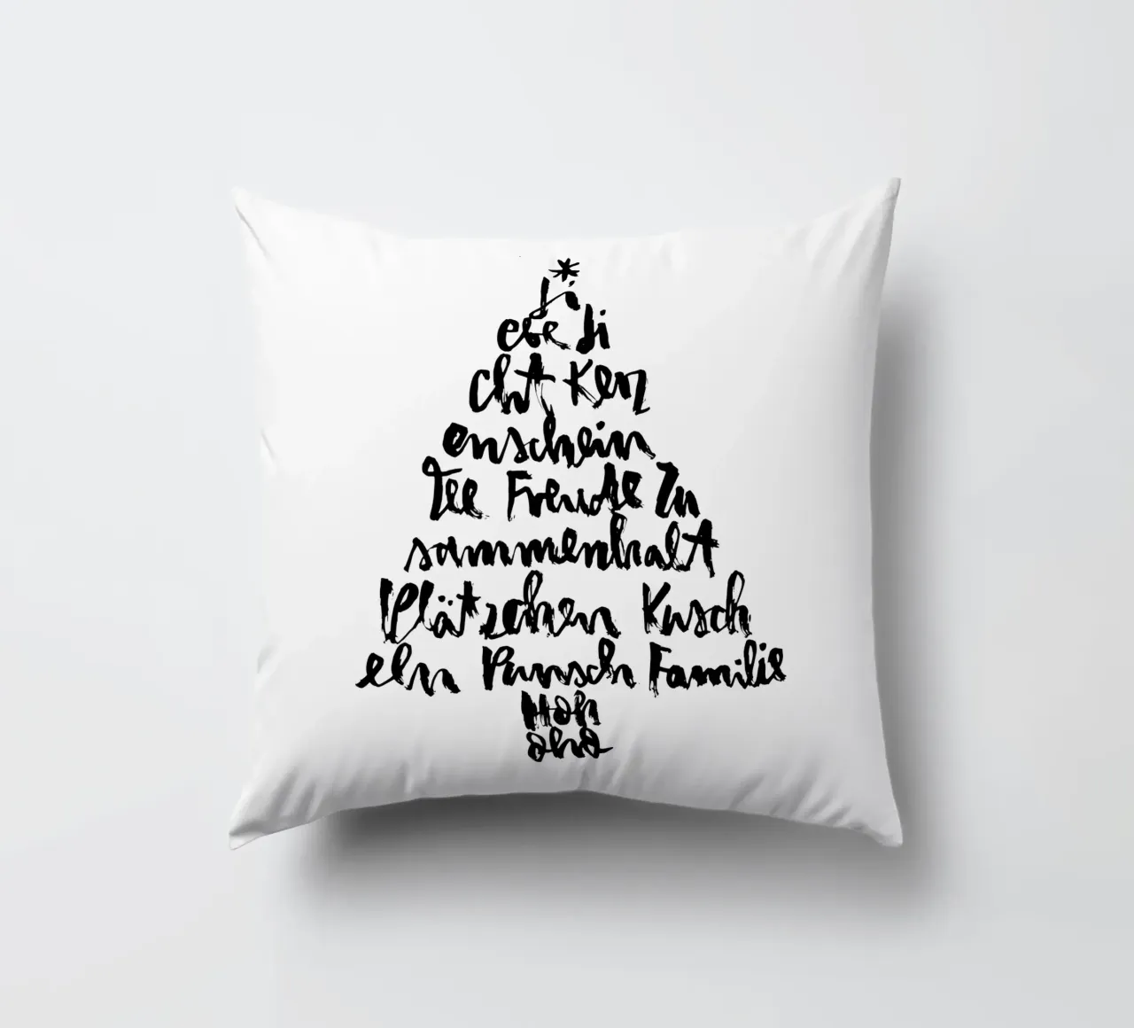 Tannenbaum cuscino da Brushmeetspaper