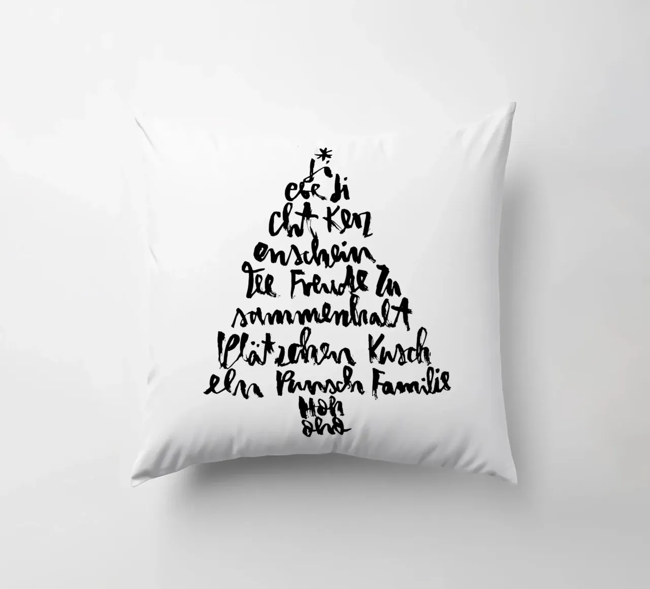 Tannenbaum cuscino da Brushmeetspaper