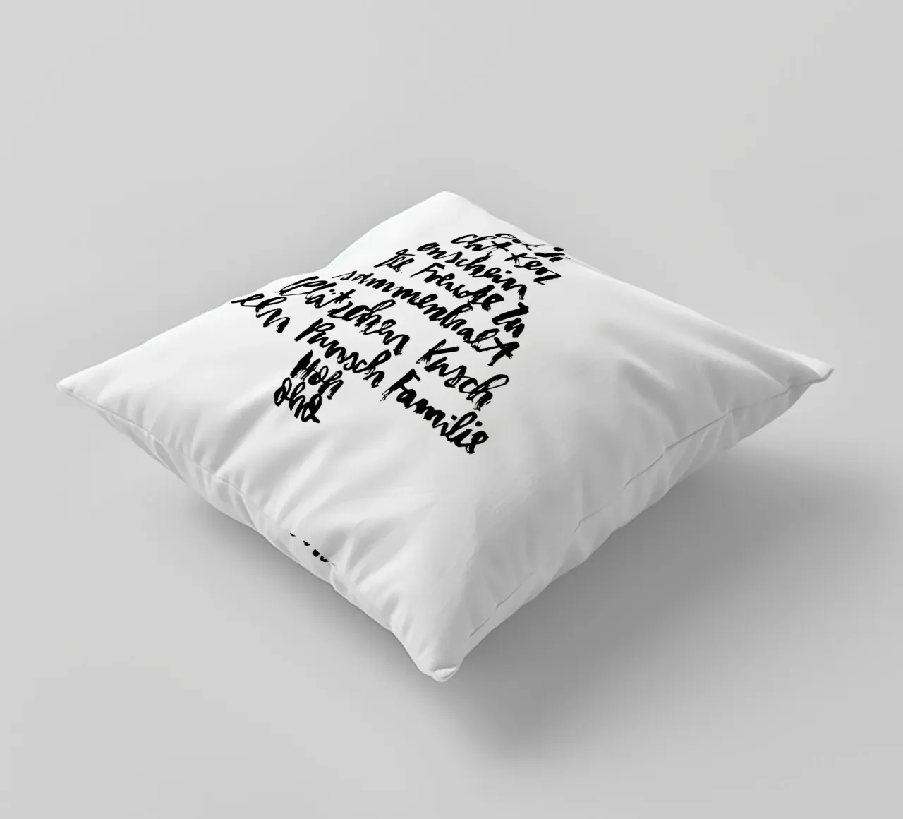 Tannenbaum cuscino da Brushmeetspaper