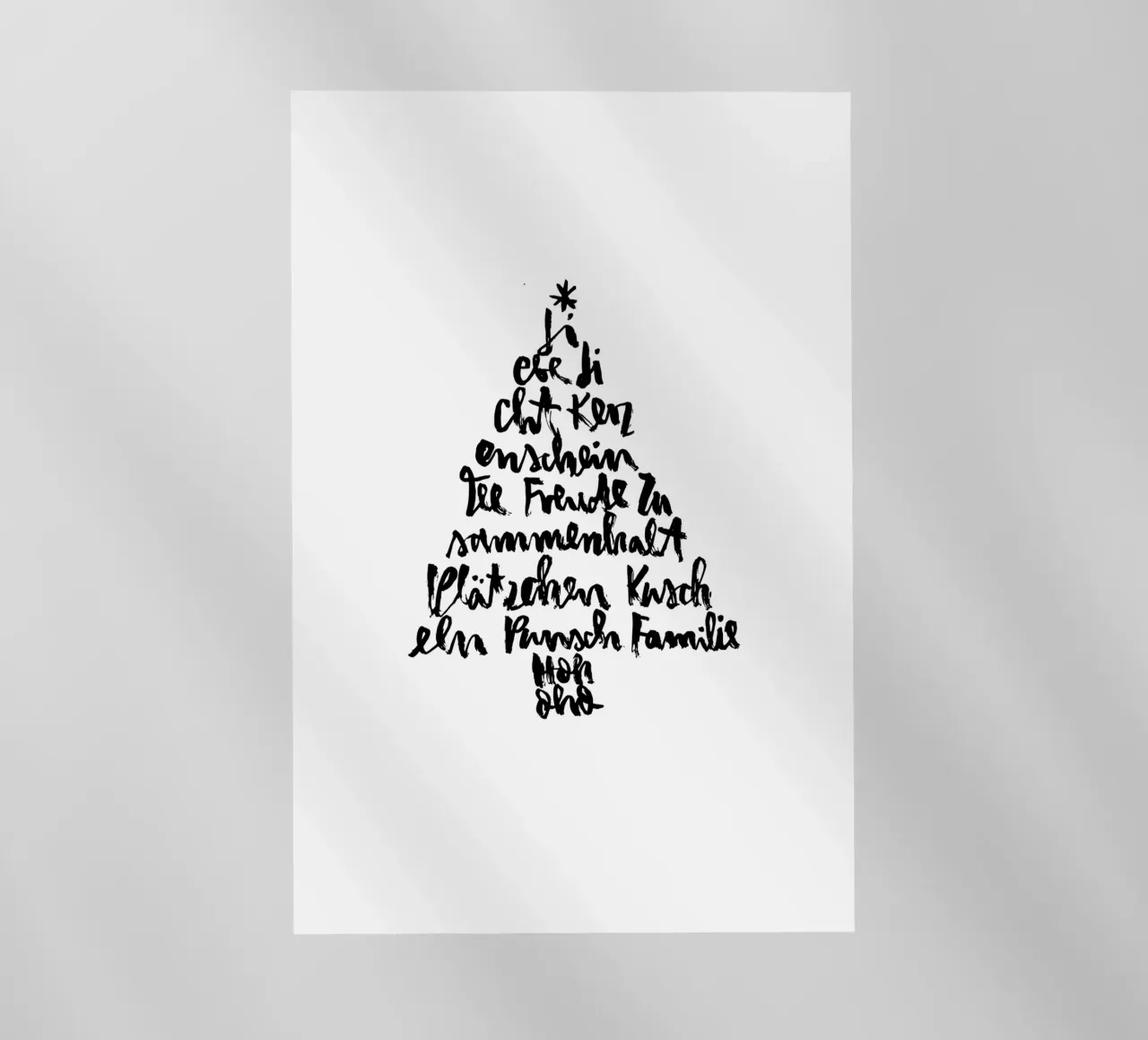 Tannenbaum pellicola backlit da Brushmeetspaper