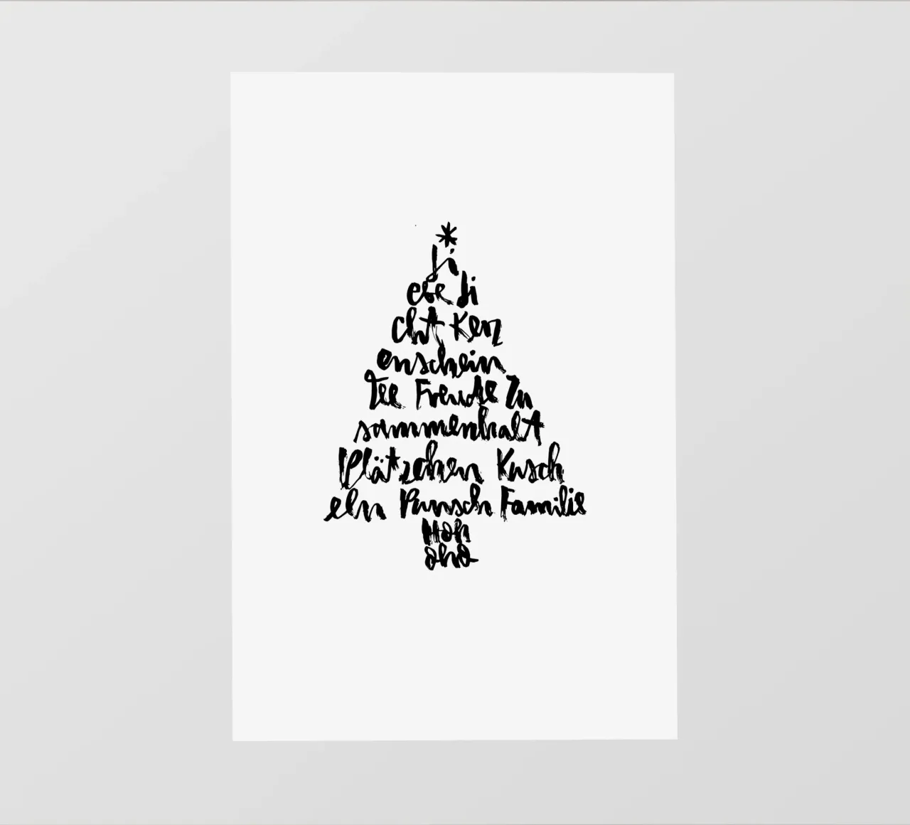 Tannenbaum pellicola backlit da Brushmeetspaper