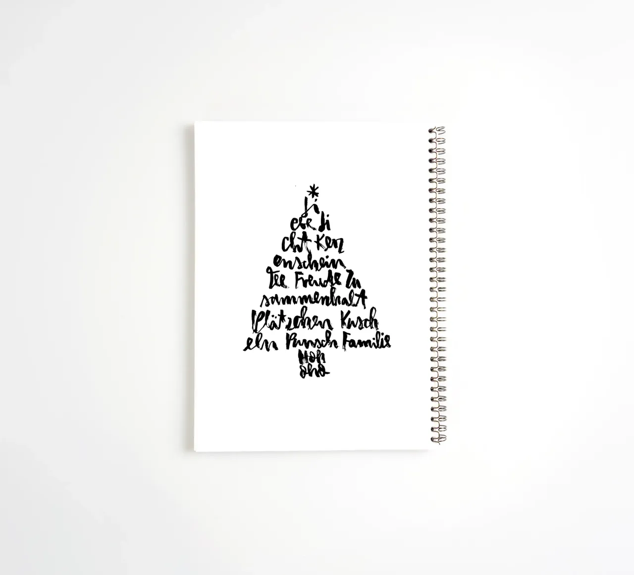 Tannenbaum spiral notebook by Brushmeetspaper