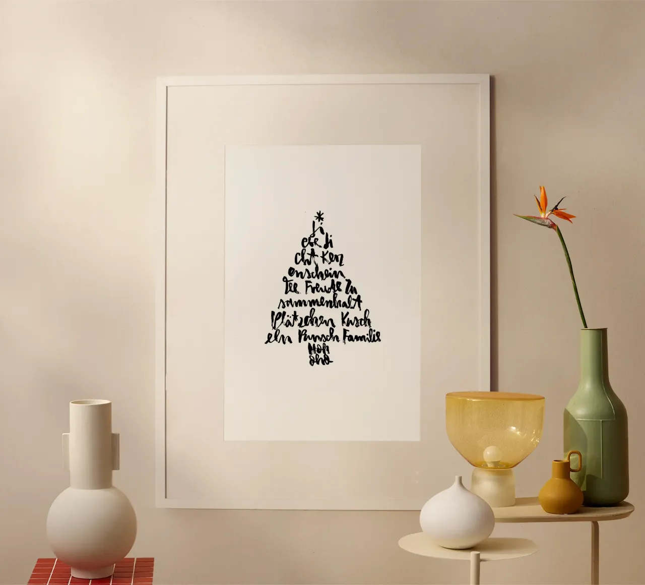 Tannenbaum poster da Brushmeetspaper