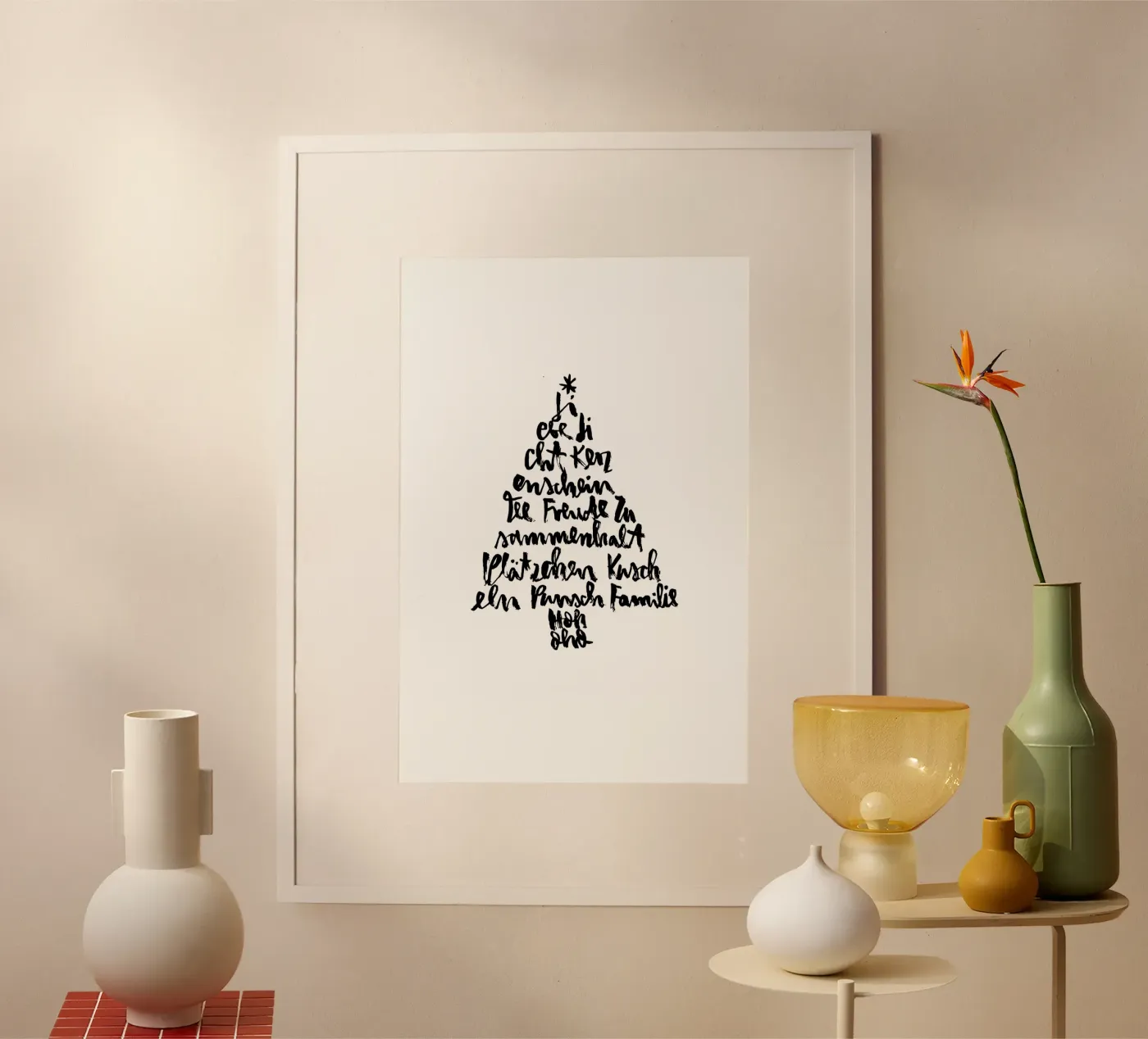 Tannenbaum poster by Brushmeetspaper