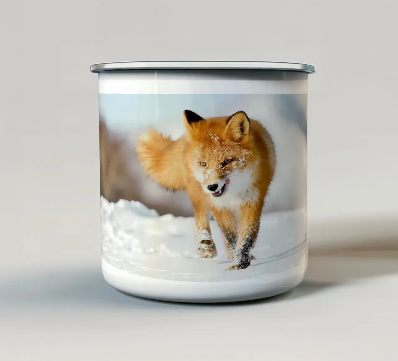 Poster animali 93 tazza in smalto da Korrie Lane