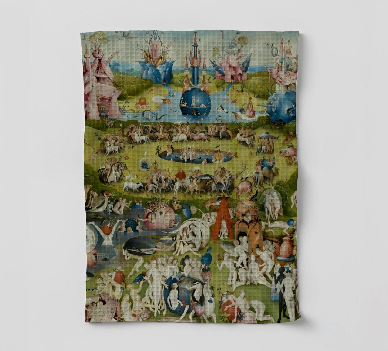 Hieronymus Bosch - Le jardin des délices de la terre torchon de Timeless Artworks