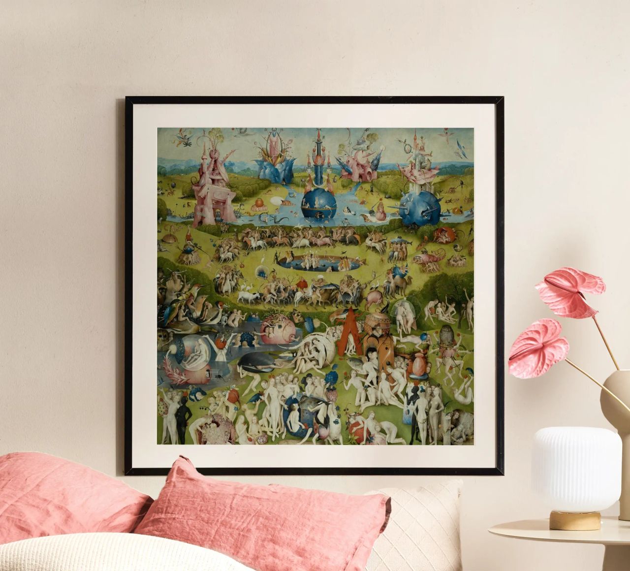 Hieronymus Bosch - Le jardin des délices de la terre poster de Timeless Artworks