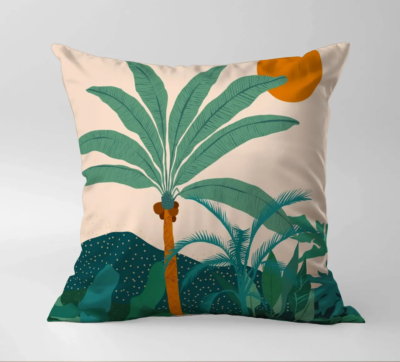 Palm Vibes Natura tropicale Giungla Foresta vintage cuscino da 83oranges