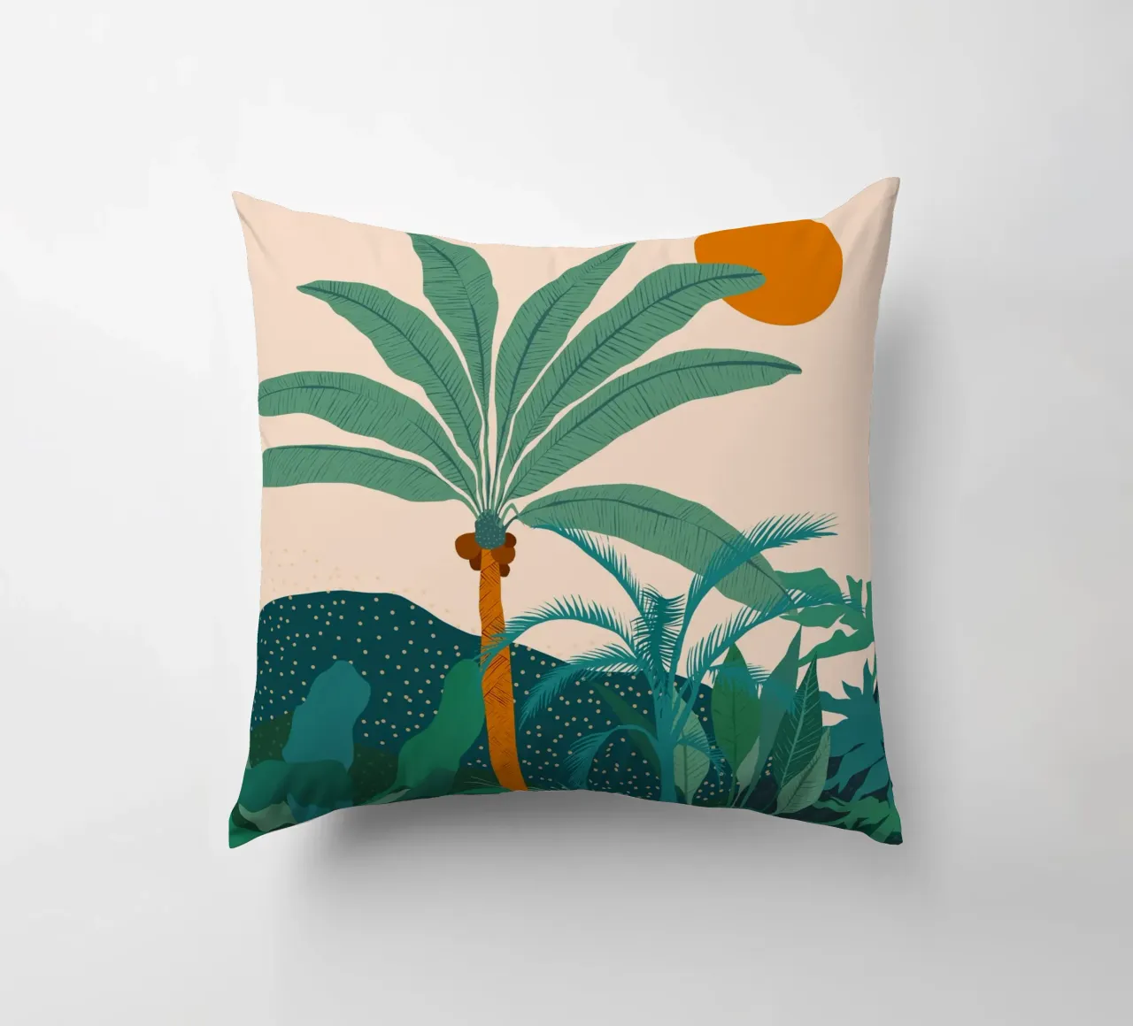 Palm Vibes Natura tropicale Giungla Foresta vintage cuscino da 83oranges