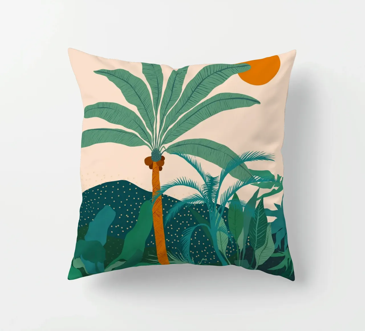 Palm Vibes Natura tropicale Giungla Foresta vintage cuscino da 83oranges