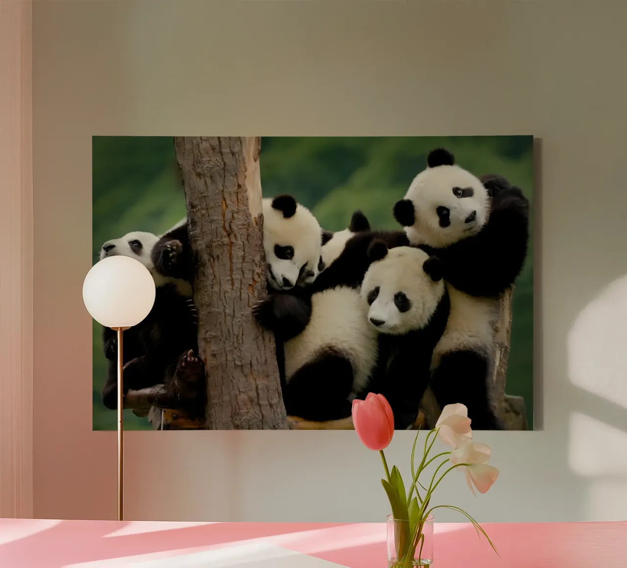 Poster animali 102 tela con Cornice a cassetta da Korrie Lane