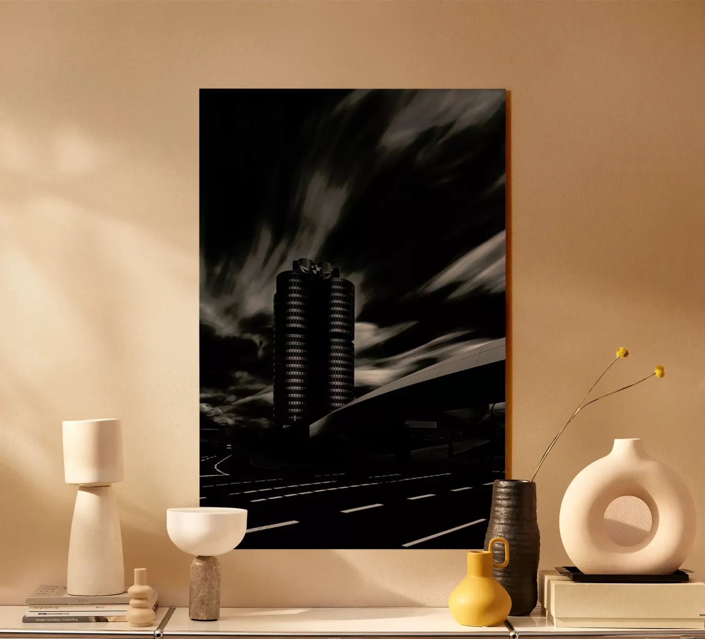 Zylinders acryl van Michael J. Reibert