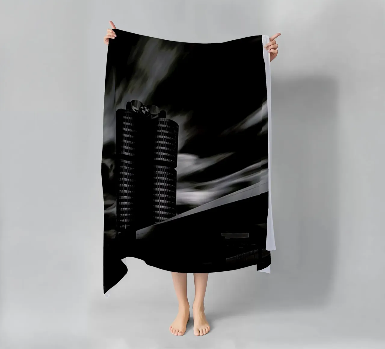 Zylinders beach towel by Michael J. Reibert