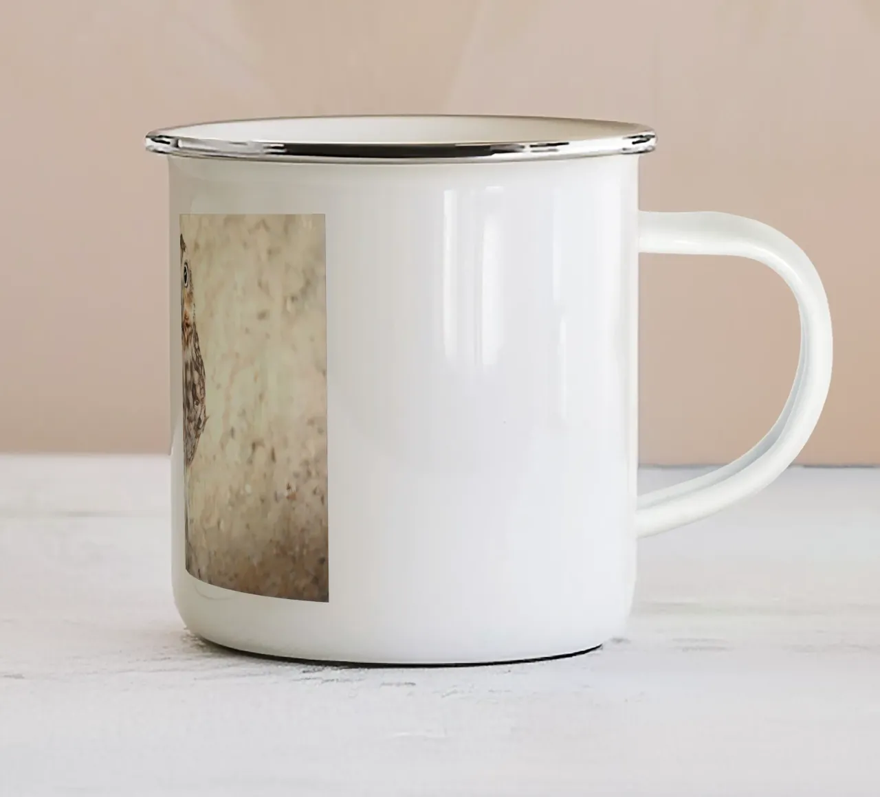 Animal poster 107 enamel mug by Korrie Lane
