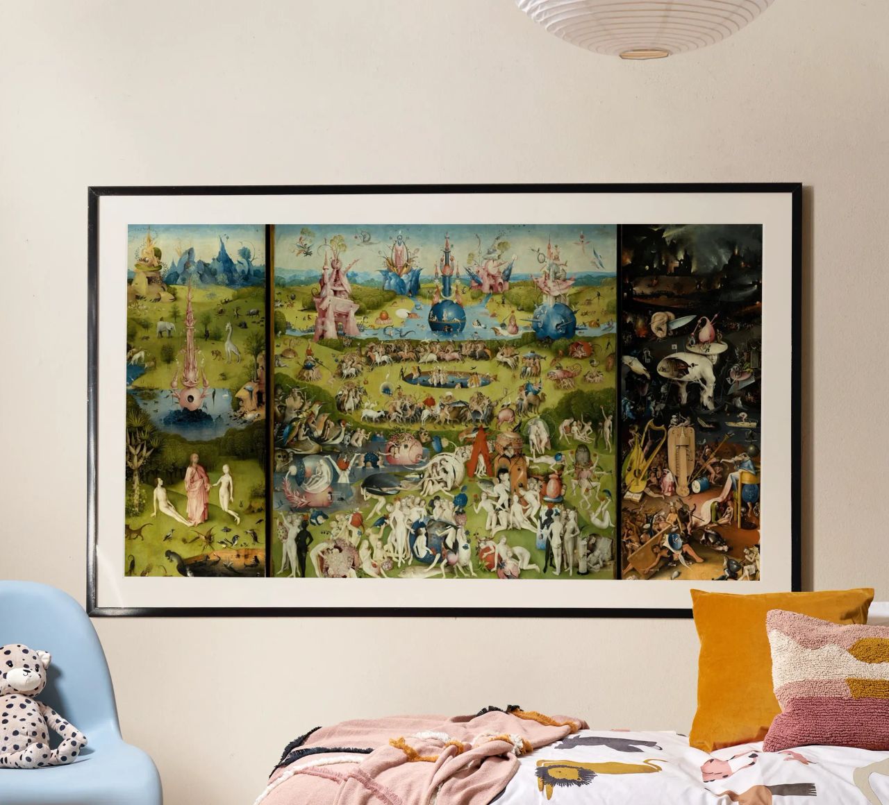 Hieronymus Bosch - Le jardin des délices de la terre poster de Timeless Artworks
