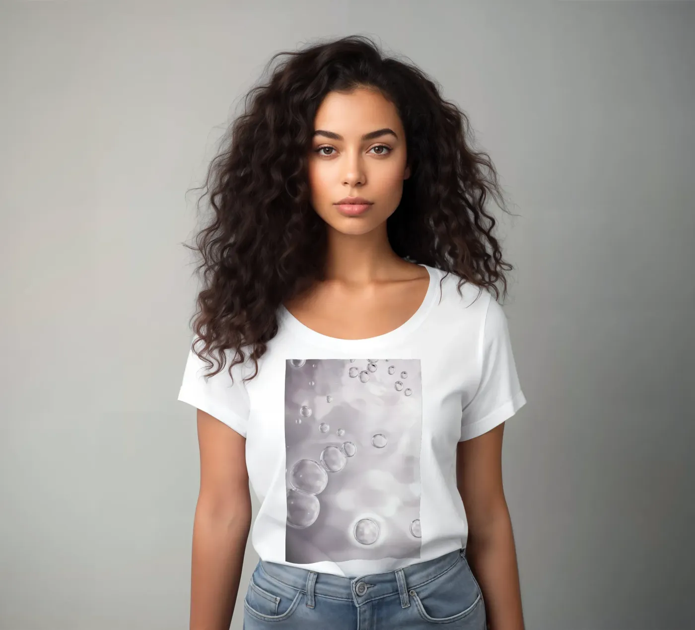 Bubbles t-shirt da donna da Shot By Clint