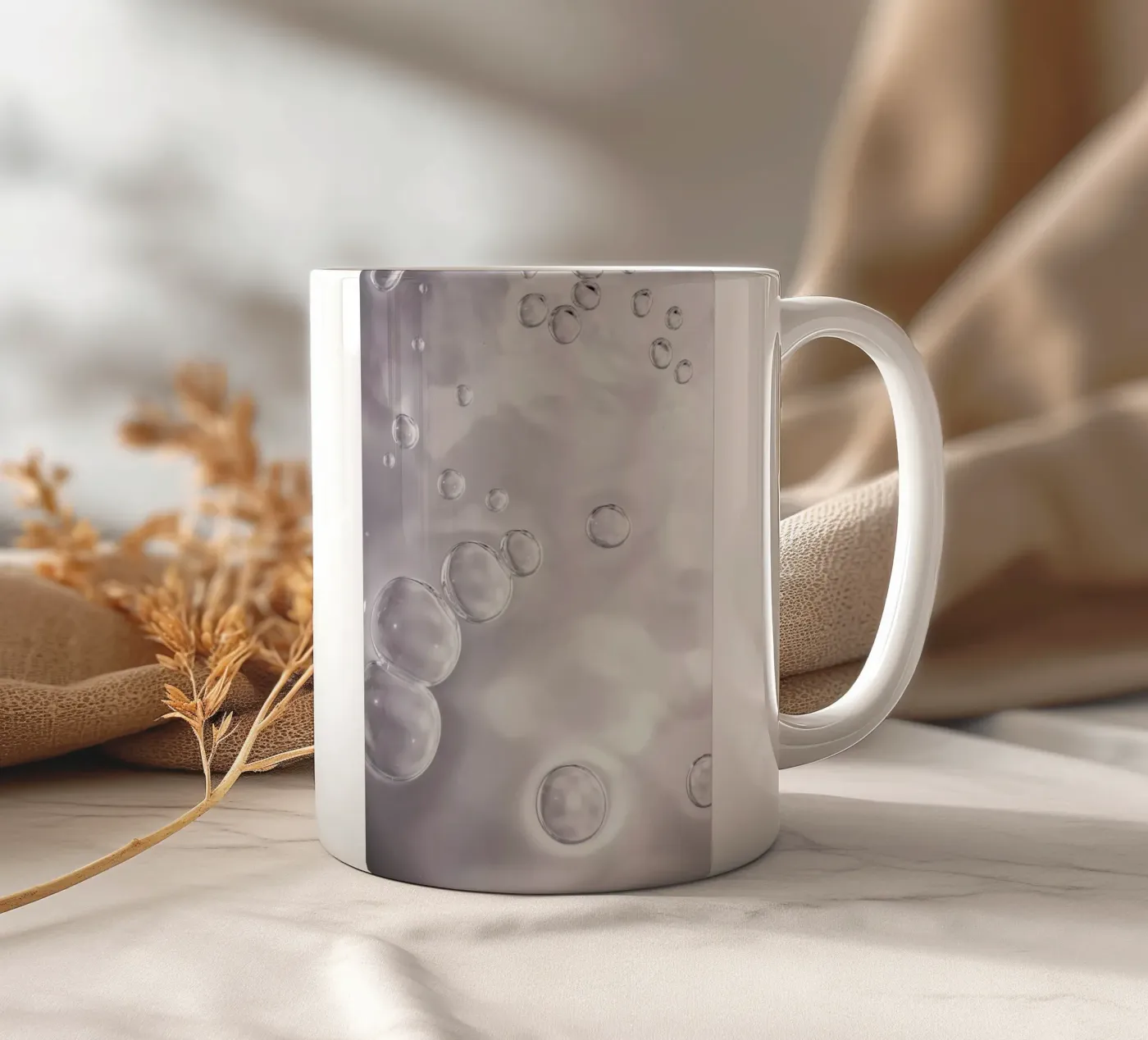 Bubbles ceramic mug by Shot By Clint