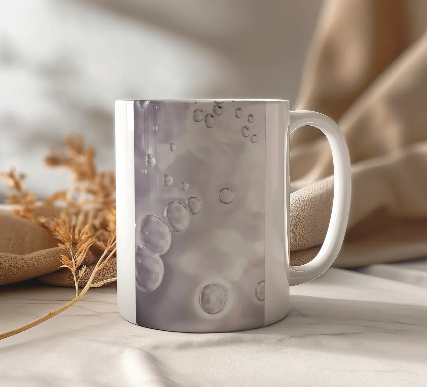 Bubbles ceramic mug by Shot By Clint