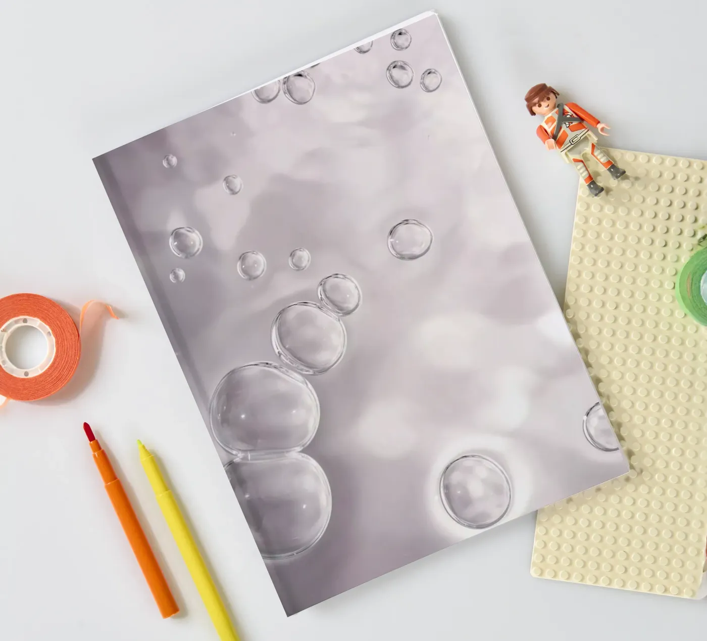 Bubbles notebook by Shot By Clint