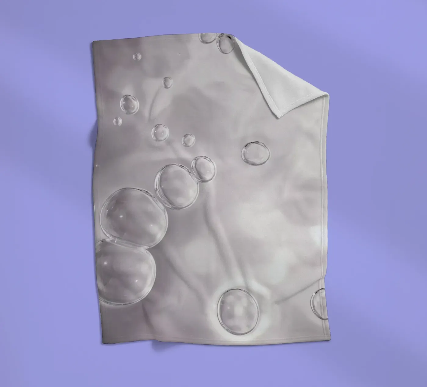 Bubbles Fleecedecke von Shot By Clint